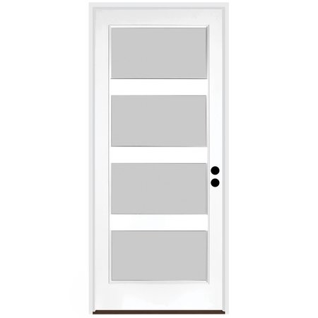 TRIMLITE Exterior Single Door, Left Hand/Inswing, 1.75 Thick, Fiberglass 2868LHISPSF20F4LS491615B